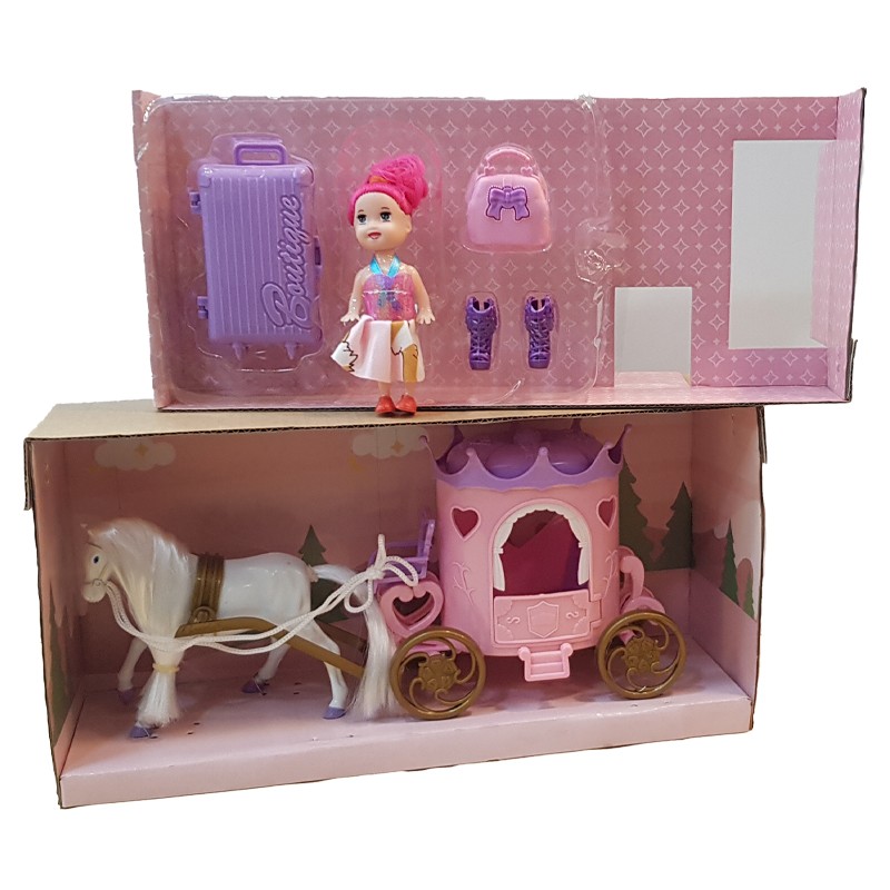 Dream CarriageWith Small Doll (8823A)
