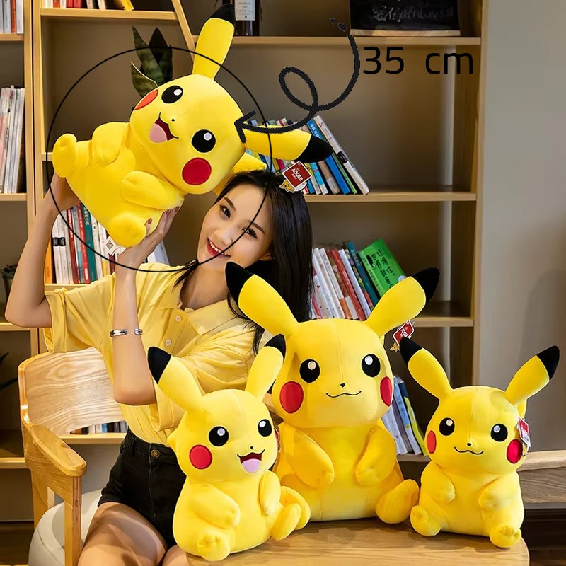 Pokemon Pikachu Soft Plush Stuffed Doll Toy 35 cm