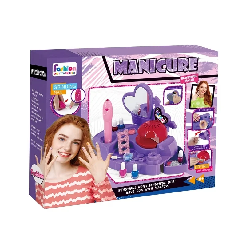 Glamorous Manicure Grinding Nails Kit For Girls - Ages 6+
