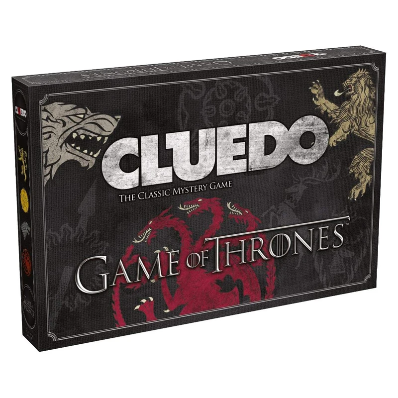 Winning Moves Cluedo Game of Thrones Edition Board Game – Double-Sided Mystery Board for 2–6 Players – Ages 8+