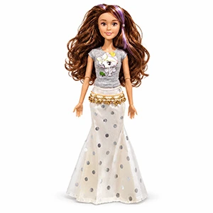Kids’ Fashion Doll with Movable Joints, High Quality, 30 cm Tall, Doll Top Color & Design May Vary Depending on Stock Availability, Ages 3+ – Model (5)