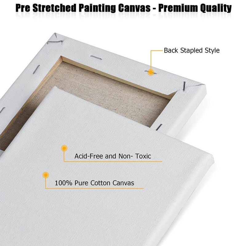 Canvas Board 280 grams 1 Pcs Size 15 x 20 cm