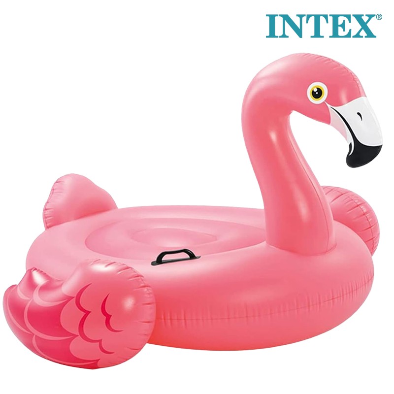 INTEX Inflatable Flamingo Ride-On Pink (57558)