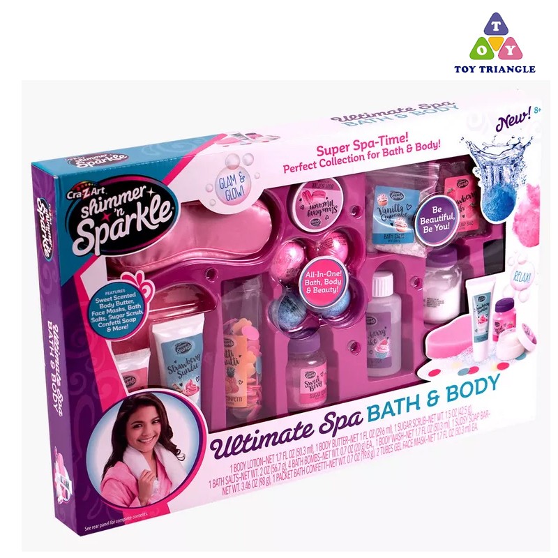 Shimmer n Sparkle Ultimate Spa Bath & Body Make-Up Set (17334 )