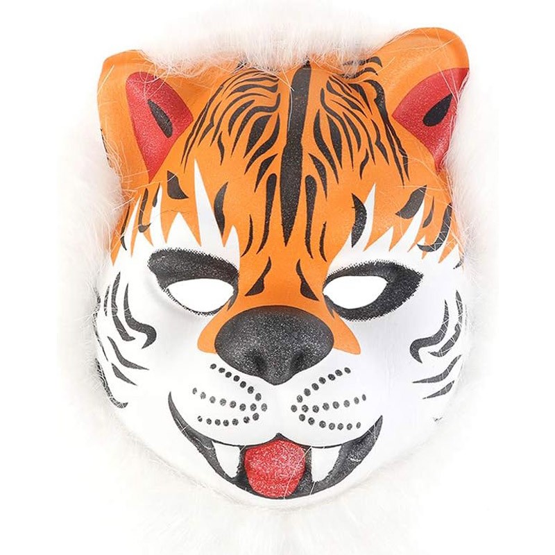 Cheetah Face Mask Costume