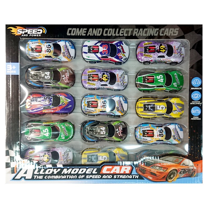 Alloy Model Pull Back Cars 15  Cars (2301)