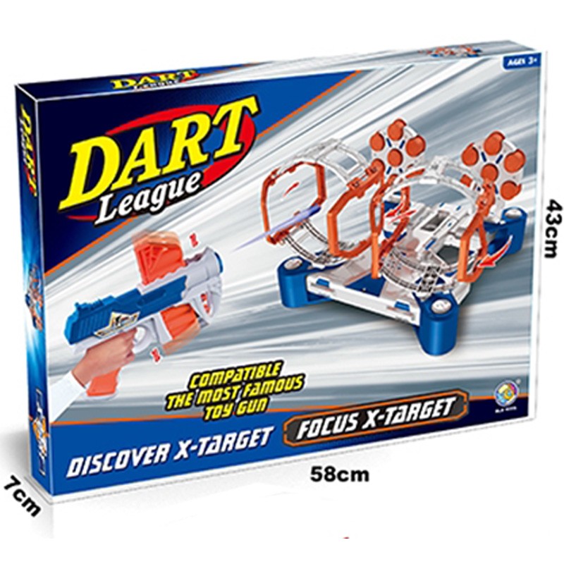 Dart League Shooting Game Double Gun (B3229N)