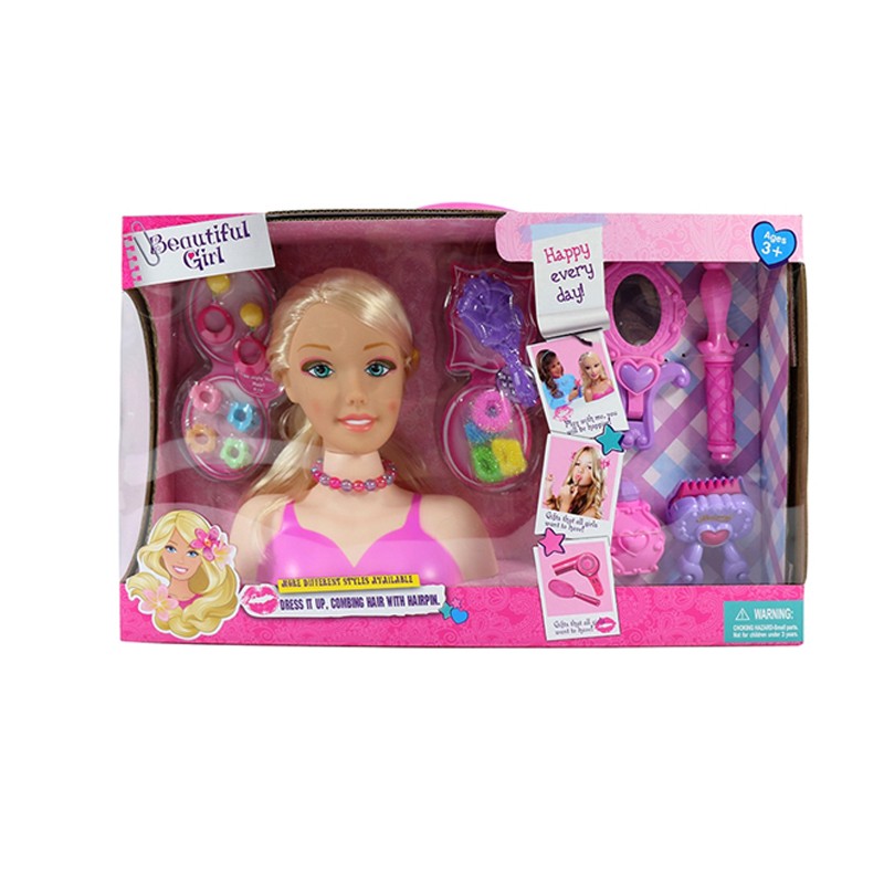 Hair Styling Beautiful Girl Head (B369)