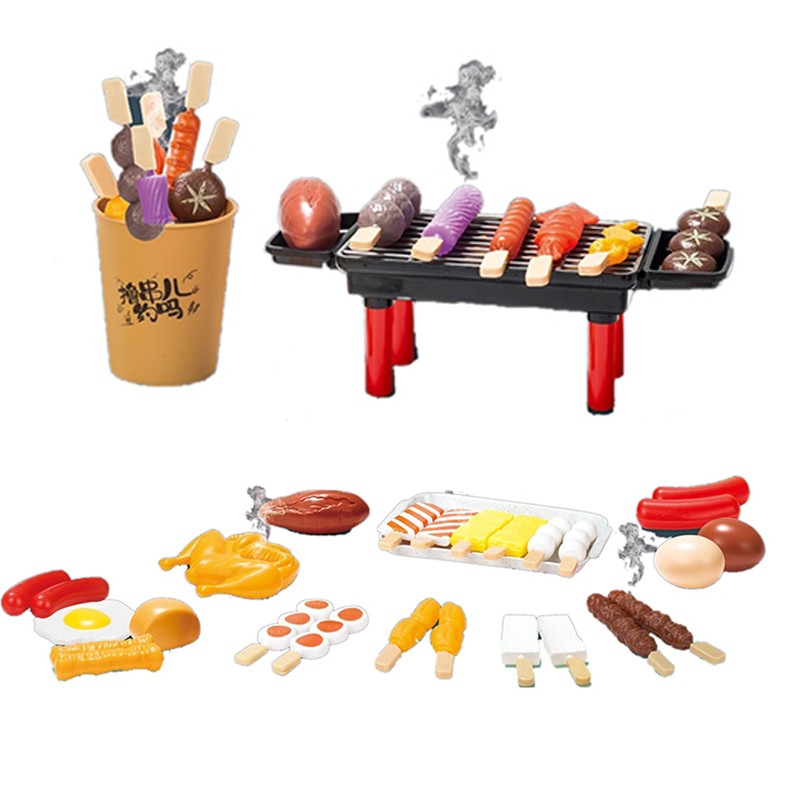 Simulation Kitchen BBQ Toys 39 Pcs (M6001)