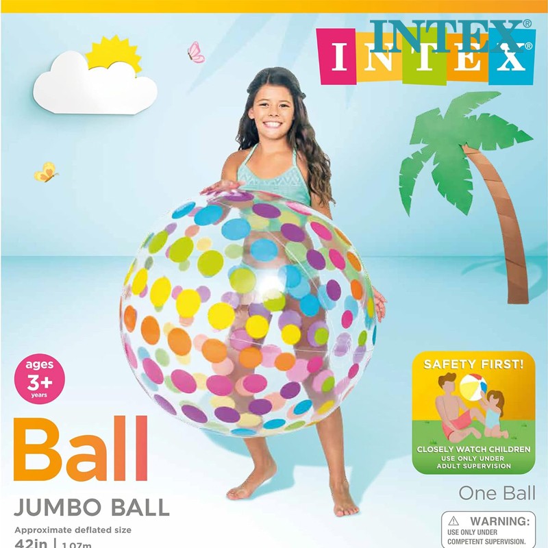 INTEX Jumbo Beach Ball 1.07 m (59065)