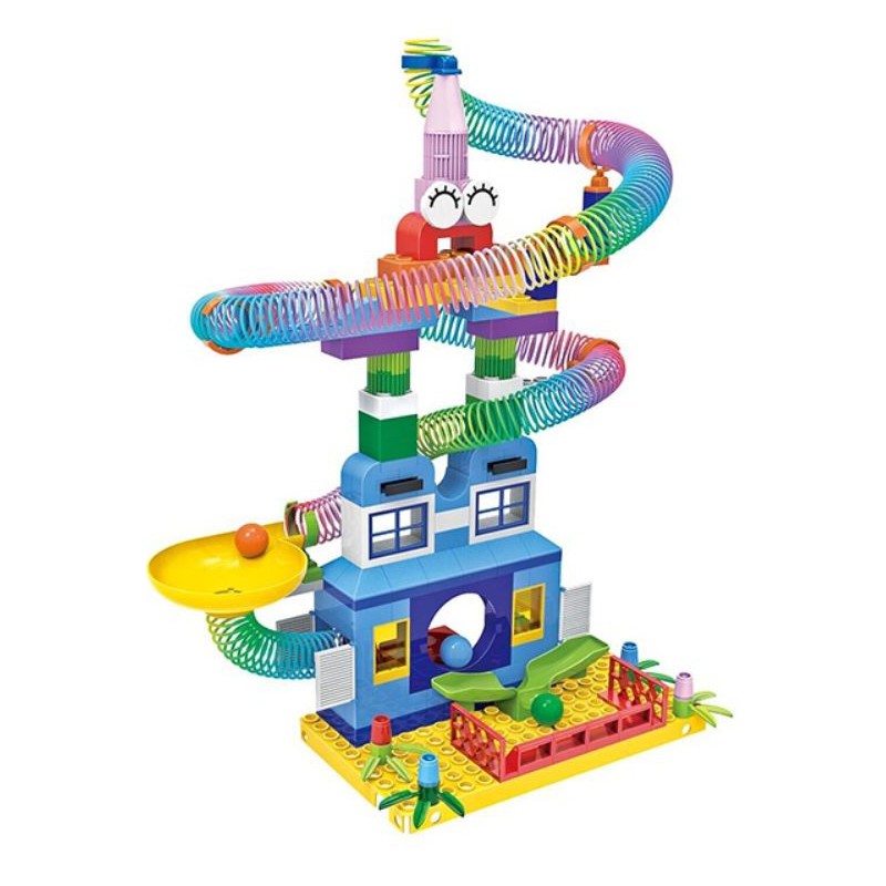 Rainbow Rolling Funland Building Blocks 203 Pcs (202102)