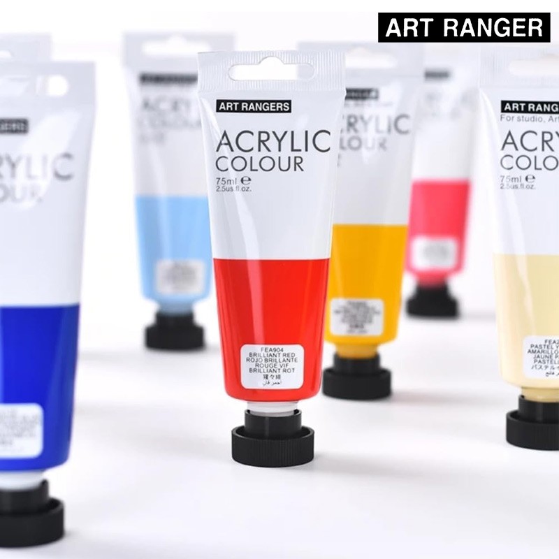 ART RANGERS Acrylic Colors Tubes 75ml (FEA-IFP) Multi-Colors