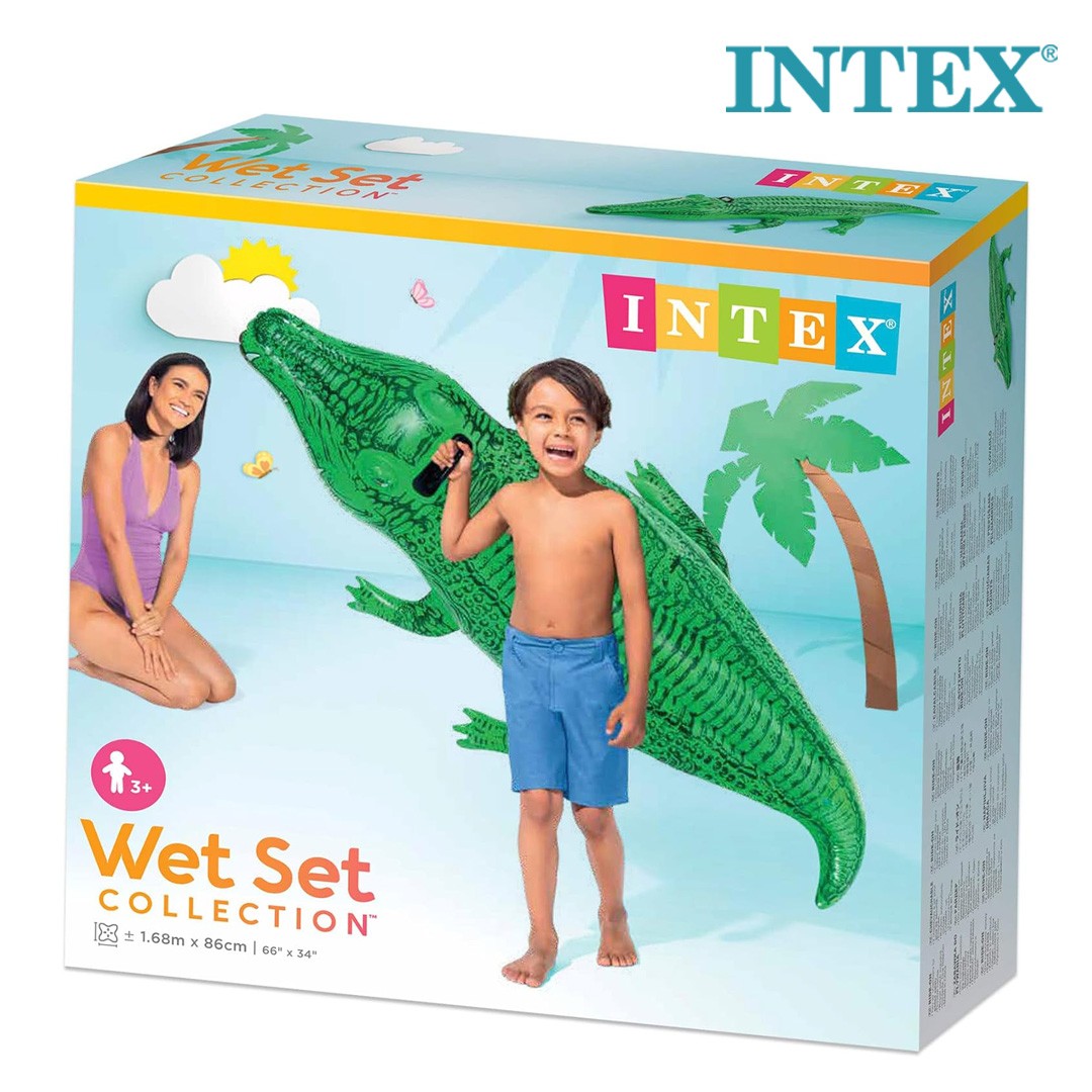 INTEX Inflatable Floating Crocodile (58546)