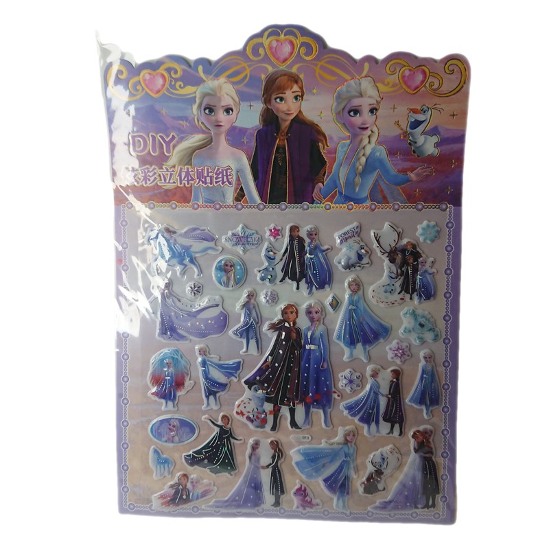 Frozen  Movie Characters 3D Stickers (Q-WZA02-2021)