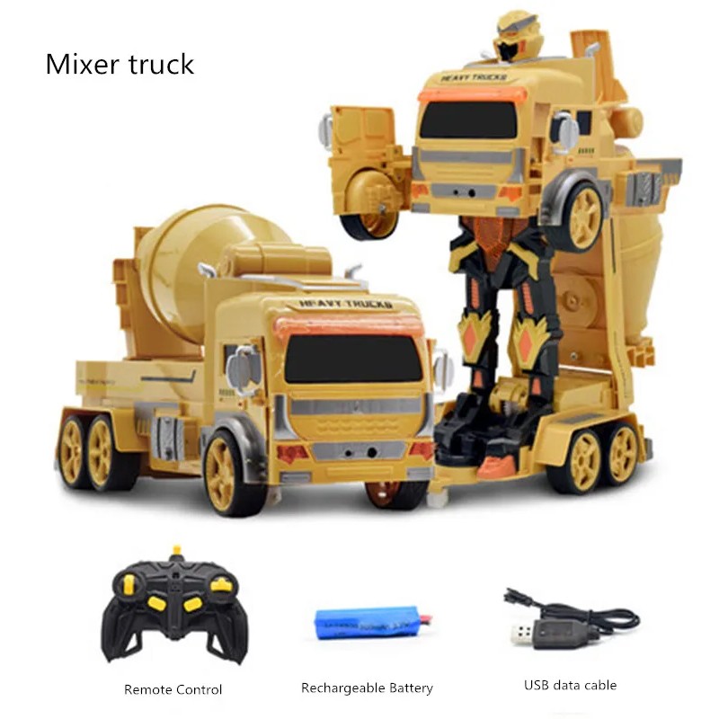Remote Control Transformer Mixer Truck (682)
