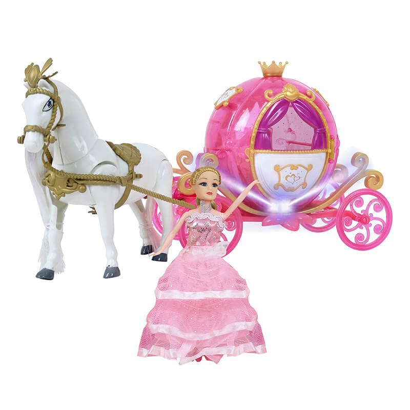 Dream Carriage - Doll with Horse (2206B)