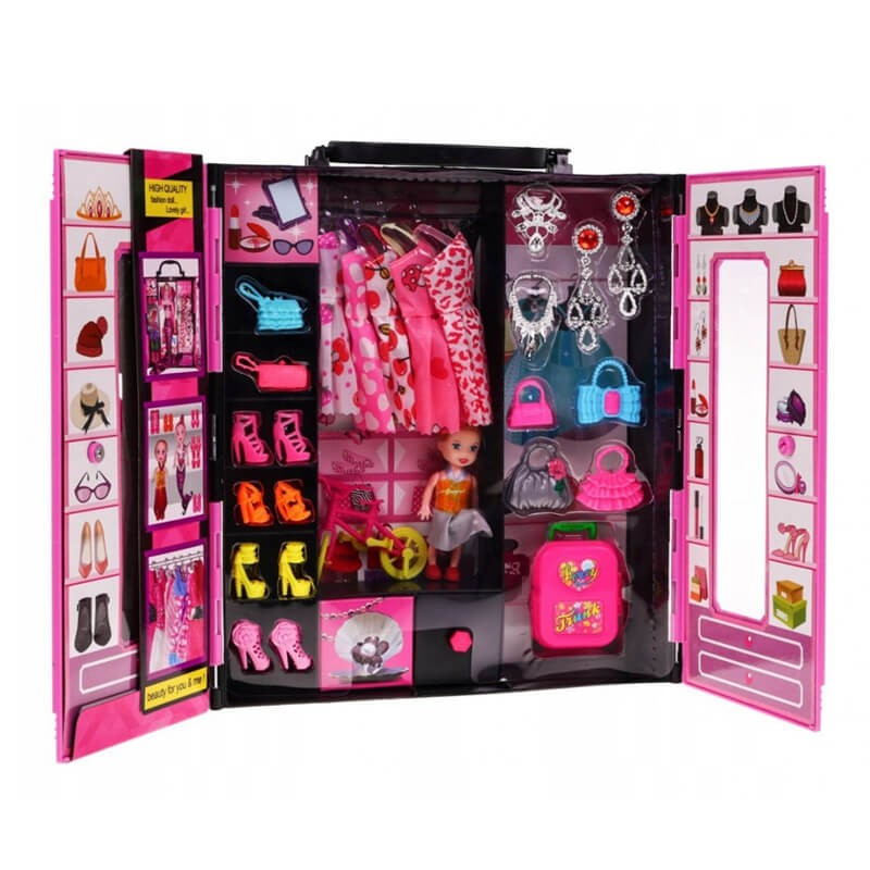 Beauty Girl Closet With Doll &  Accessories  DSJ99-2