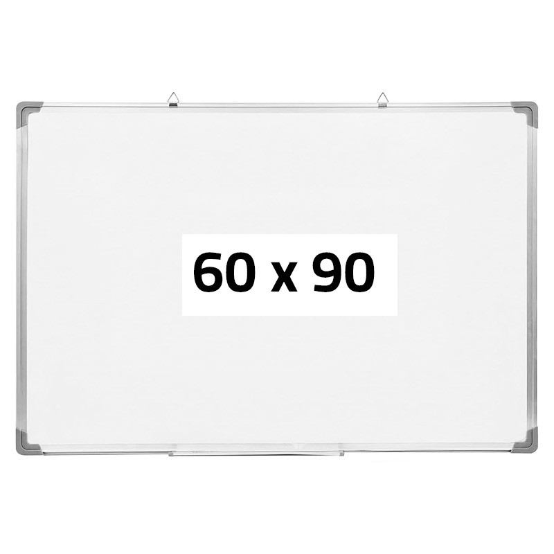 Magnetic Whiteboard Double side Aluminium Frame for Walls in Home Office & School Size (60 x 40 ) cm