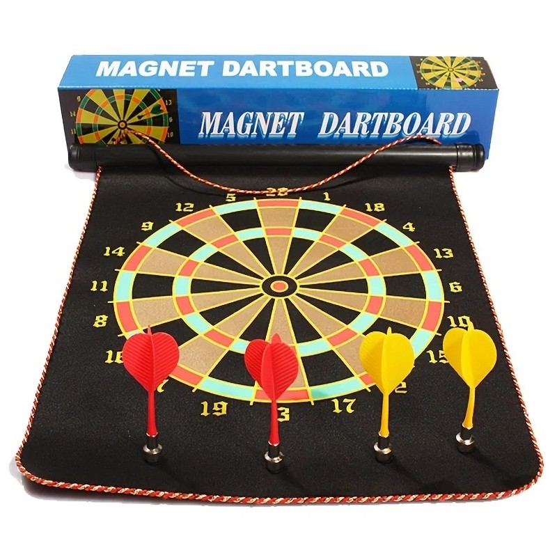 Magnetic Dart Board Double Sided 15 Inches