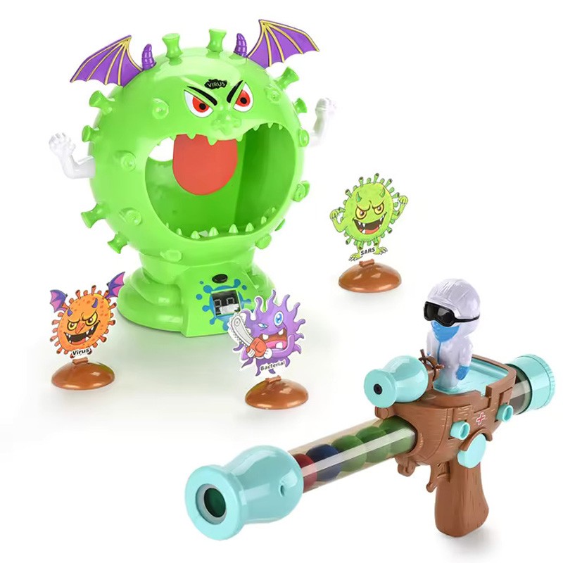 Soft Bullet Gun  Fight Virus Eliminate  (666-34A)