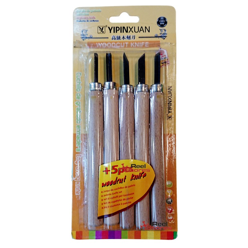 YIPINXUAN  Carving Knifes 5 Pcs Set (880-5)