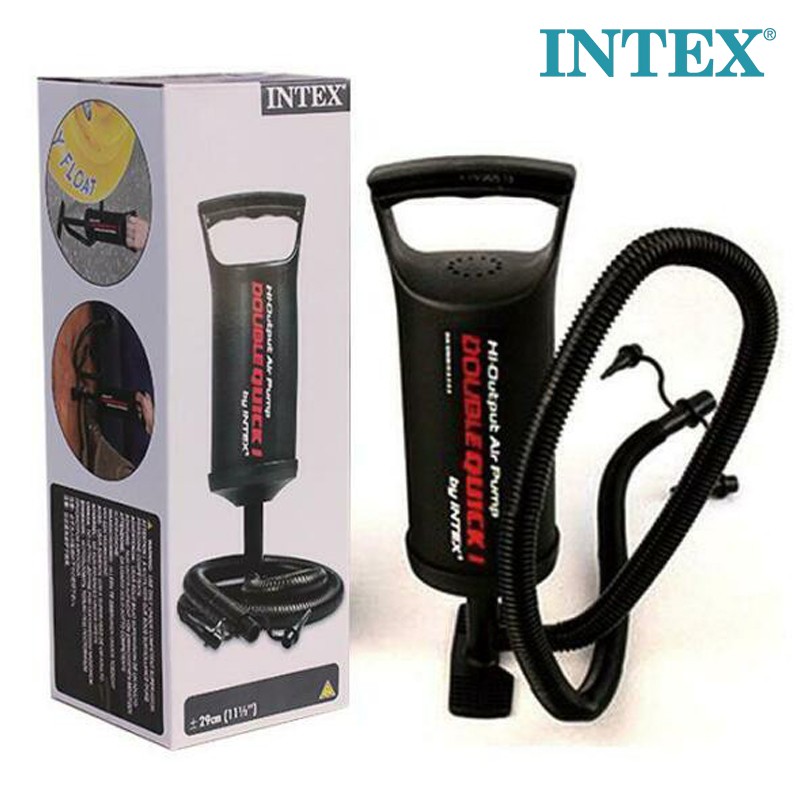 INTEX Hi-Output Air Pump Double Quick I Hand Pump (29CM) (68612)