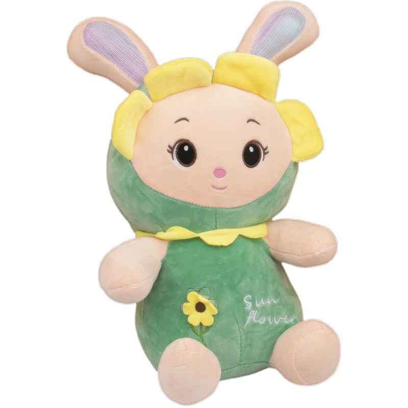Sun Flower Bunny Soft Plush doll 35 cm