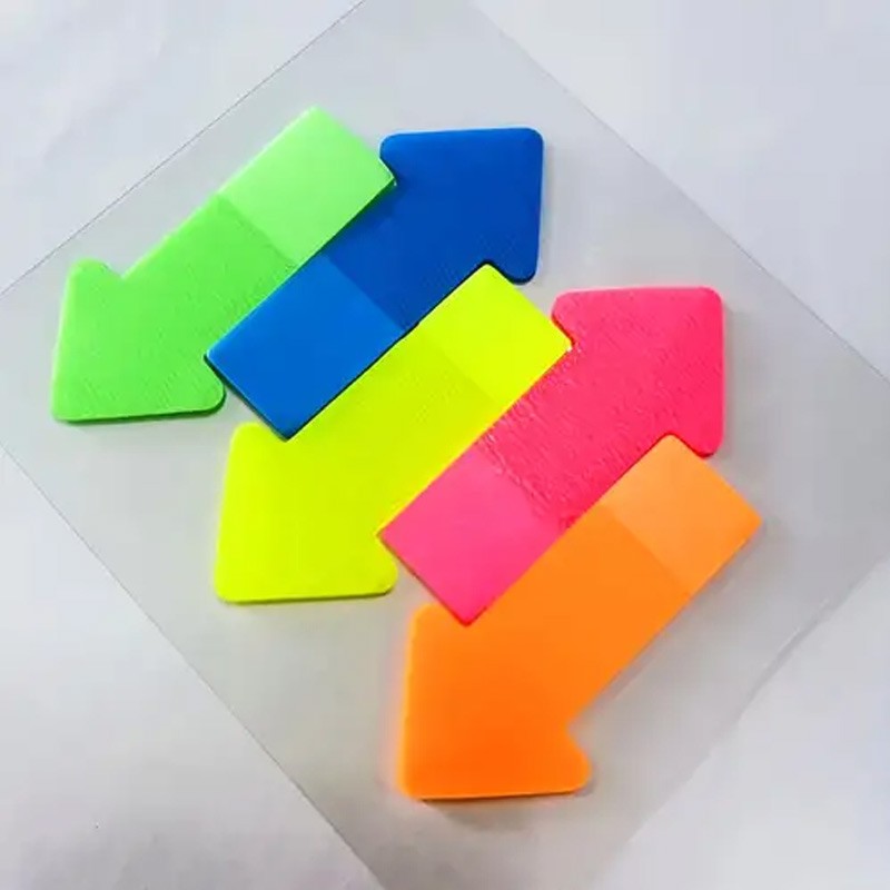 Transparent Arrow Sticky Note Strip Page Tabs Neon Color 500 Sheets Multi-Colors