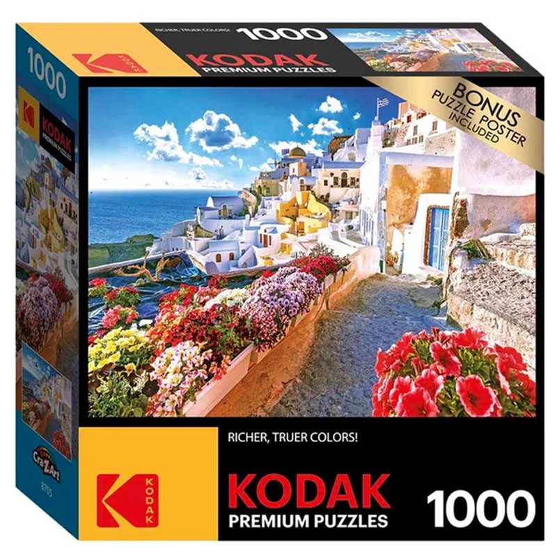 KODAK Premium Jigsaw Puzzles Oia Village Santorini Greece 1000 Pcs