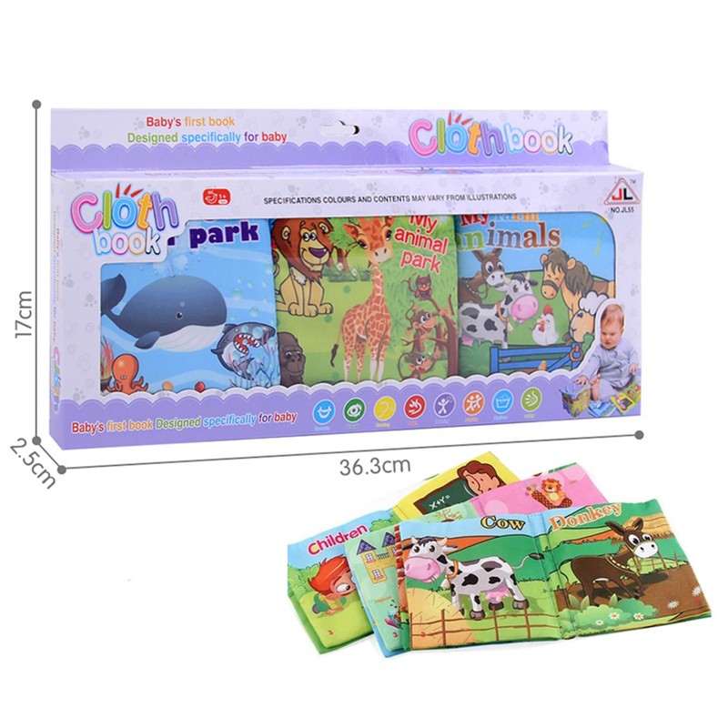 Cloth Baby Book 3 Pcs (JL55)