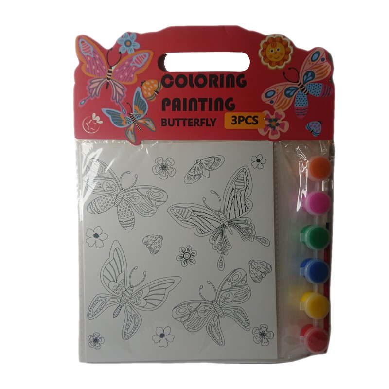 Butterfly Coloring Cards (3 Cards)