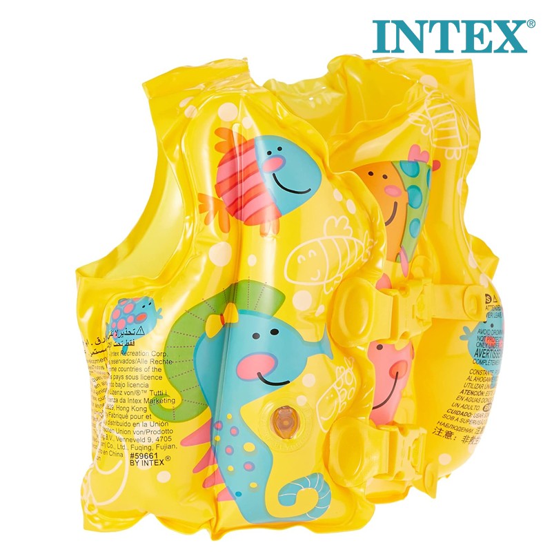 INTEX Tropical  Swim Vest  ages 3-5 (59661)