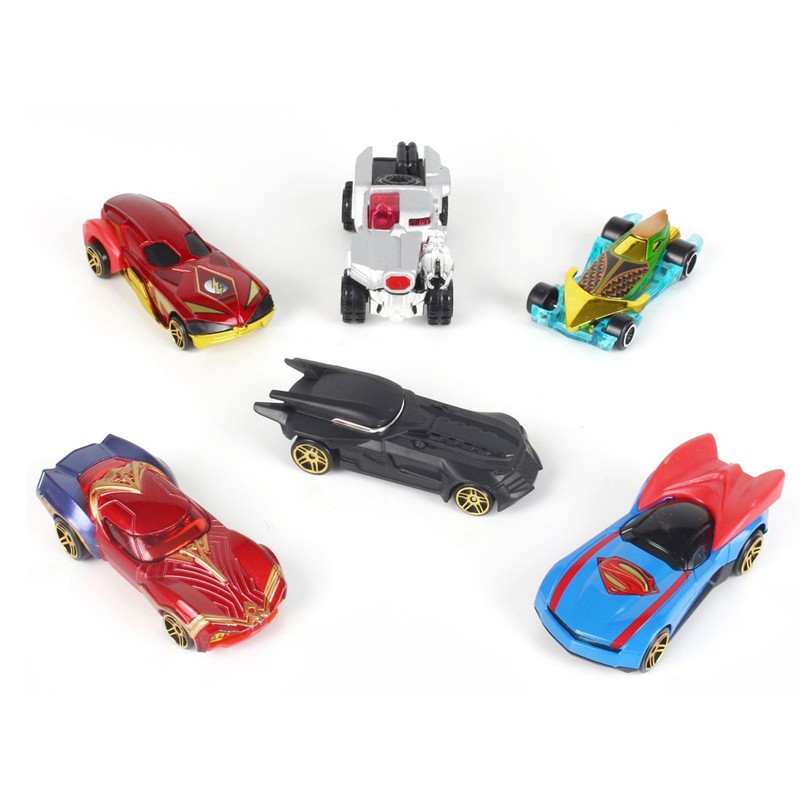 Justice League Alloy Car Metal 6 Cars (Y3302)