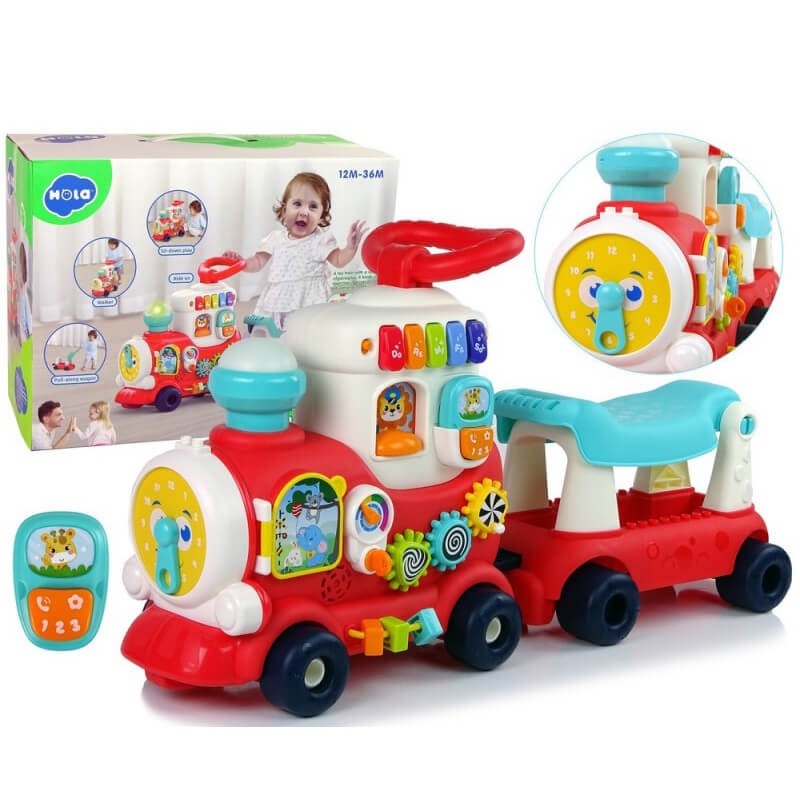 HOLA 4 In 1 Smart Learning Push & Ride Train (E8890)