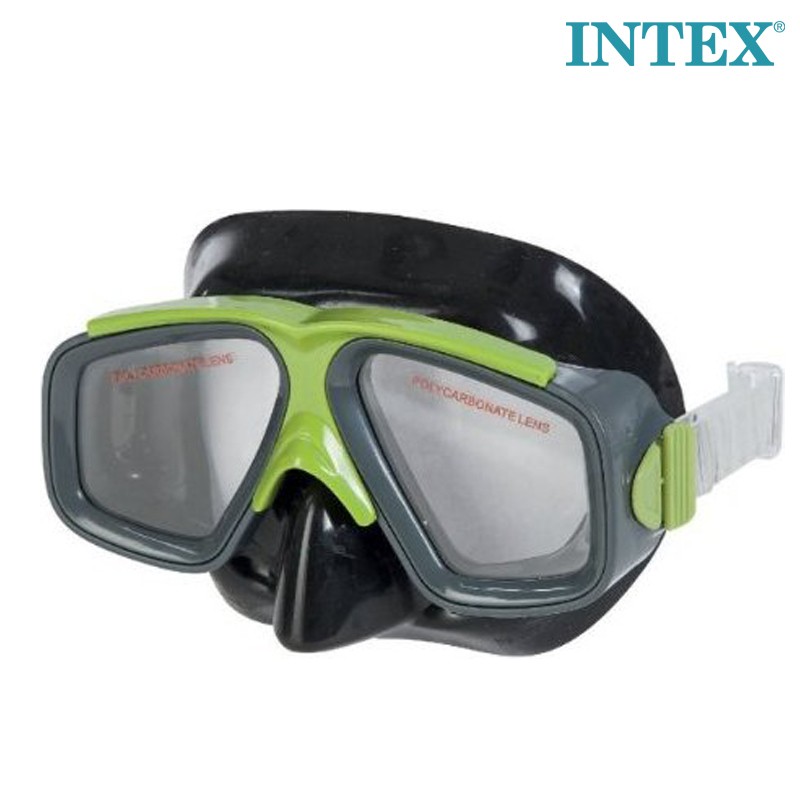 INTEX Surf Rider Snorkel, Mask and Flippers Diving Kit Adult Size (55959)