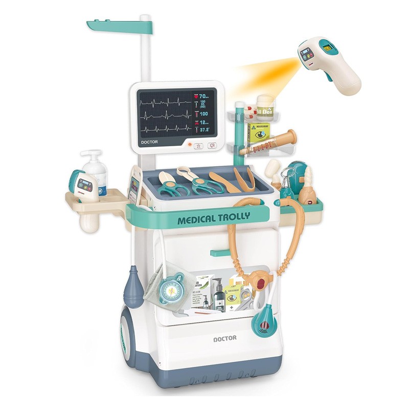 Doctor Medical Game Set Trolley (26 PCs ) 660-90