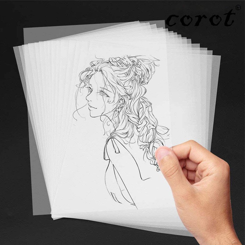 Corot Tracing Paper Pad A3 50 Sheets 90 gsm (KLLMB0001)