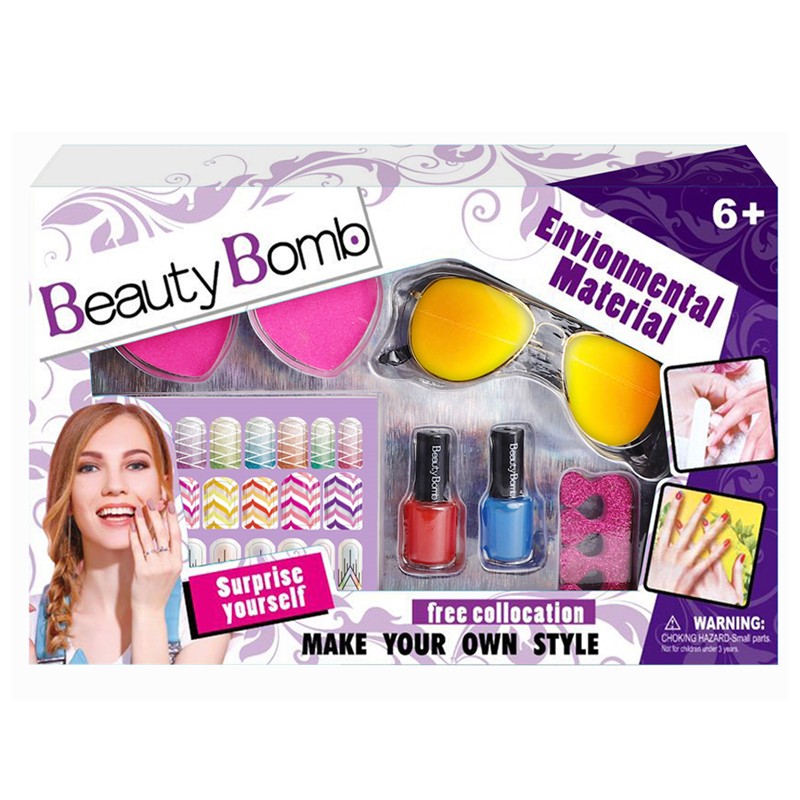Beauty Bomb Art Nail Set With Sunglasses (666-14)