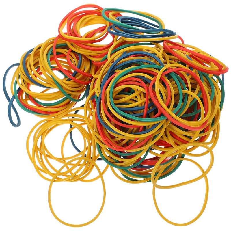 Rubber Bands Multi-Colors Small Pack 50 Grams