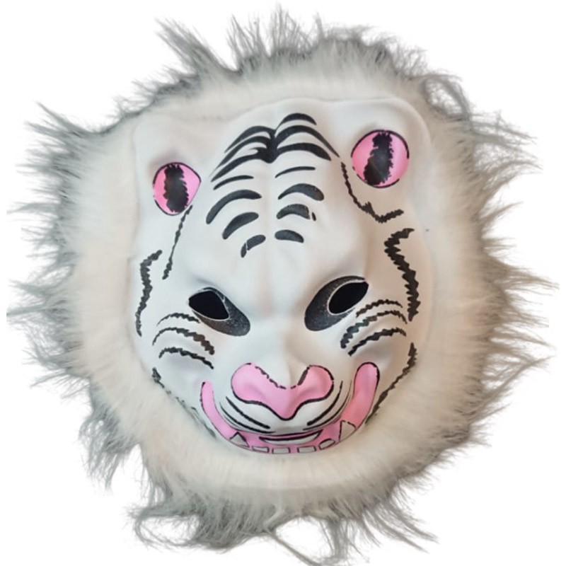 White Tiger  Face Mask Costume