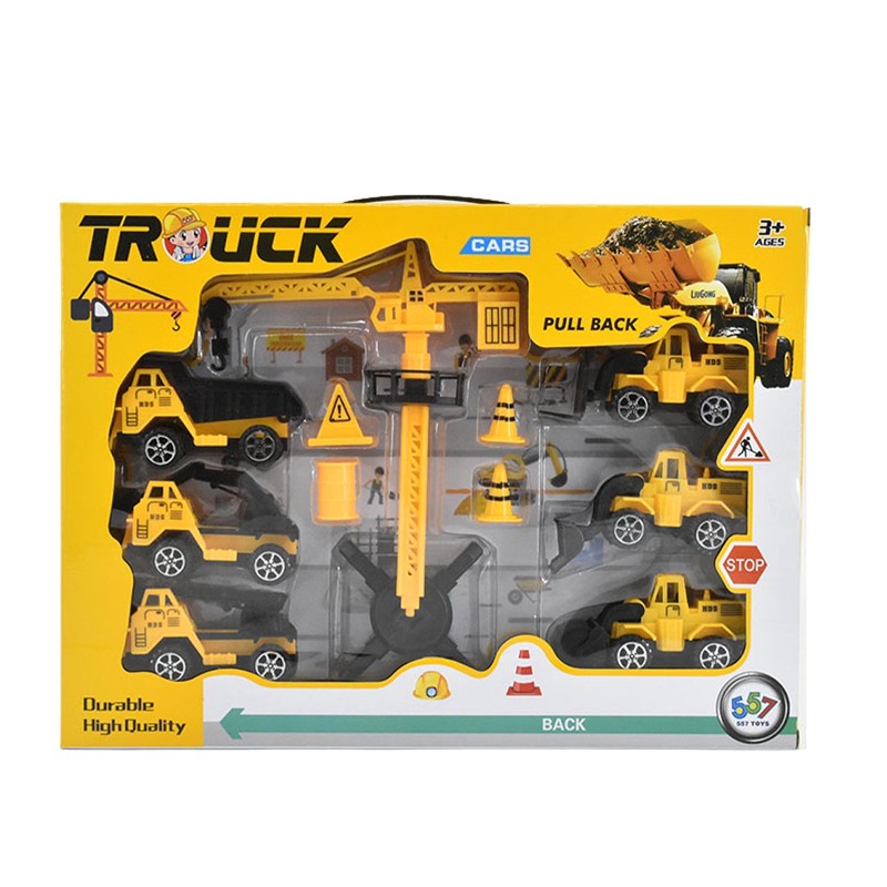 Truck Construction Vehicles Ply Set 11 pcs (557-24C)