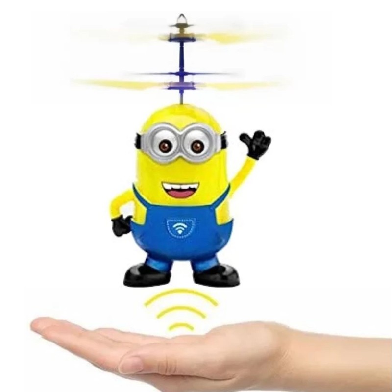 Mini Helicopter Remote control  Infrared Induction Minions Character (388)