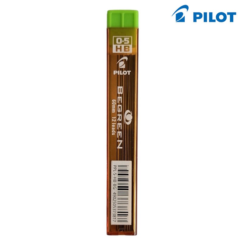 PILOT Begreen Palymer Pencil Leads HB  0.5 mm 12 Leads (PPL-5-BG)