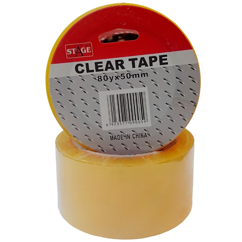STAGE Clear Wide Tape 80y x 50 mm (73 meter x 5 cm)