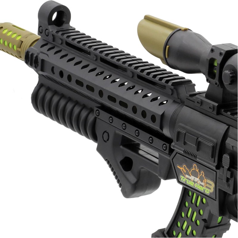 True Hero Gun With Combat Sound & Light
