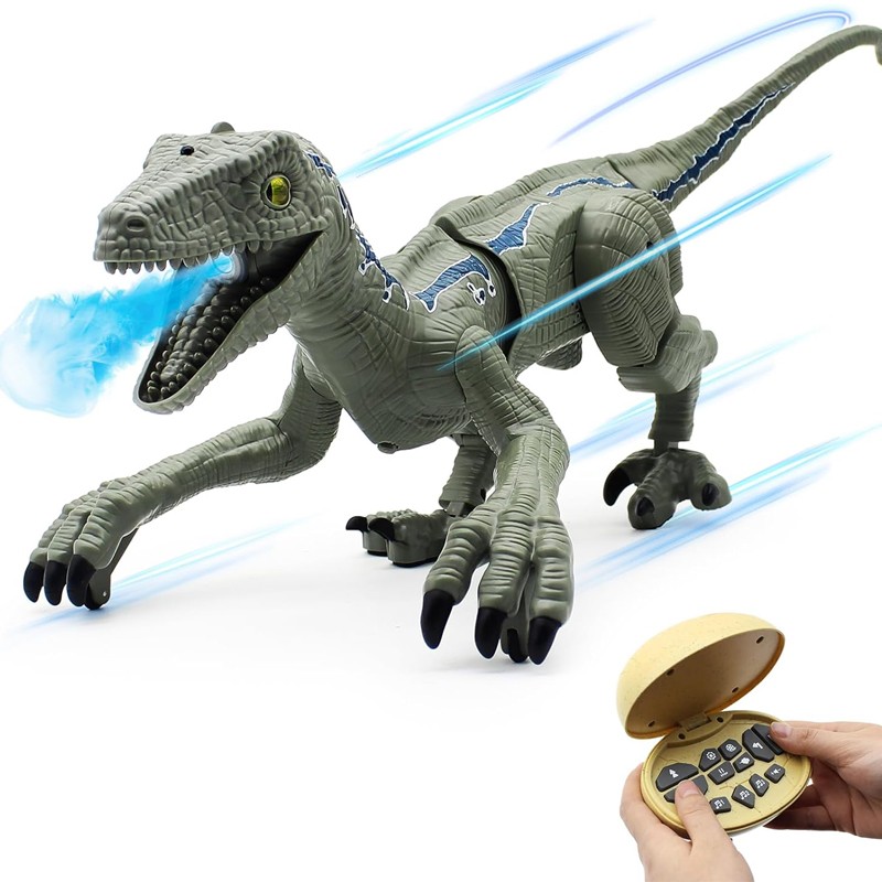 Remote Control Intelligent Velociraptor Dinosaur (K26)