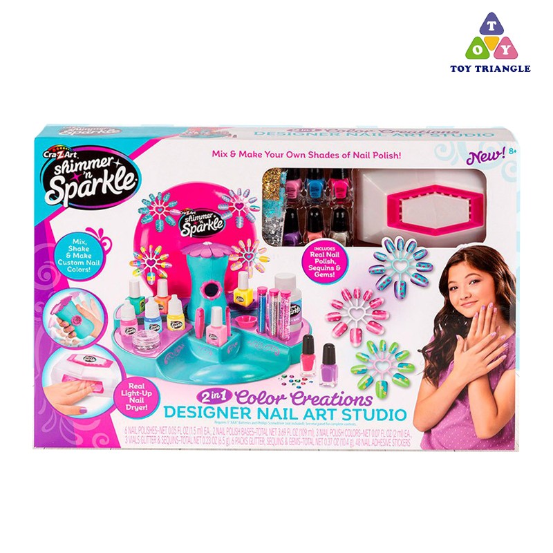 Shimmer n Sparkle 2 in 1 Designer Nail Art Studio (17331)