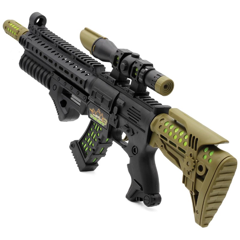 True Hero Gun With Combat Sound & Light