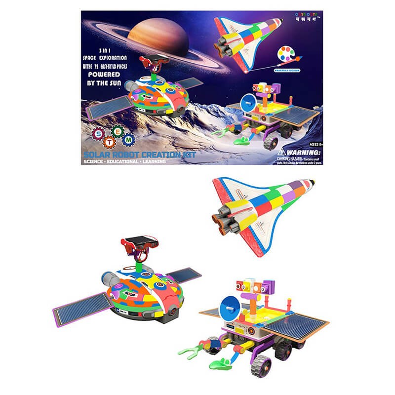 5 in 1 Space Exploration With 72 Easy-Build Pieces  (2063)