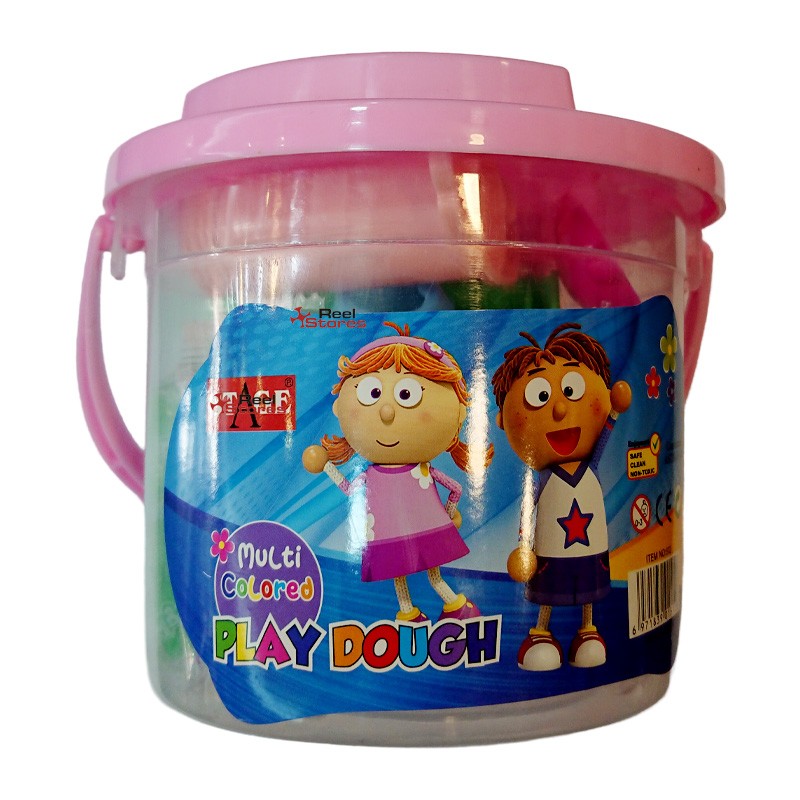 Multi-Color Play Dough - 1 Bucket 24 Pcs Of Play Dough 9 Molds (512)